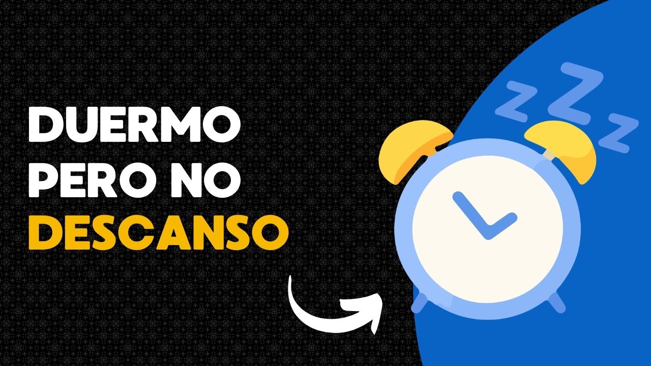 Duermo pero no descanso: causas y soluciones reales